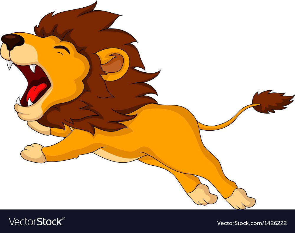 1000x792 Roaring Cartoon Lion Vector 1426222 16