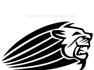 310x233 Black Lion Vector Illustration Free Vectors Ui Download