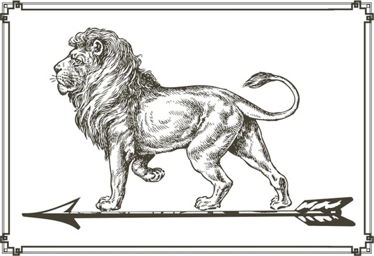 537x368 Lion Vector Png Free Vector Download (61,635 Free Vector) For