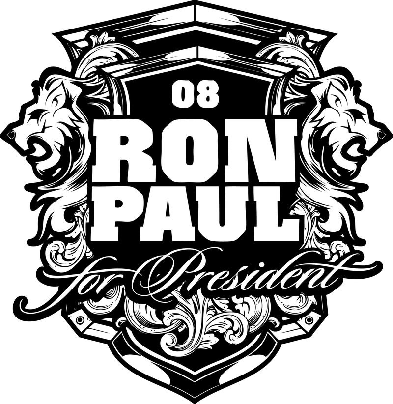 800x822 Ron Paul Lions Badges Vector