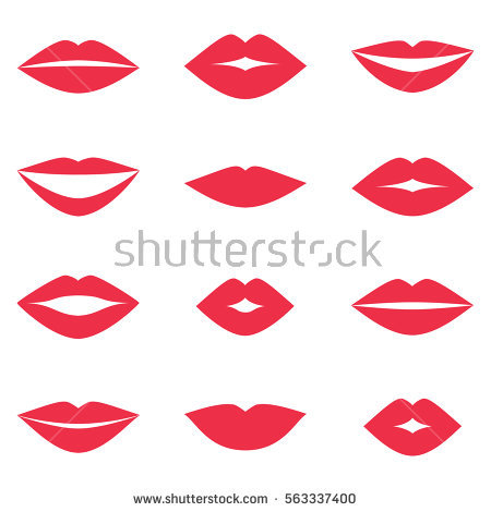 450x470 Different Womens Lips Vector Set Stock Vector Lips Vector Free