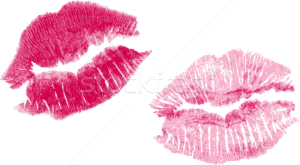 600x330 Lipstick Kiss Stock Vectors, Illustrations And Cliparts