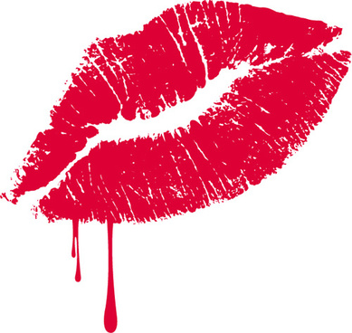 Lipstick Kiss Vector at GetDrawings | Free download