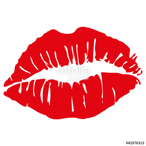 500x500 Lipstick Kiss Stock Image And Royalty Free Vector Files On