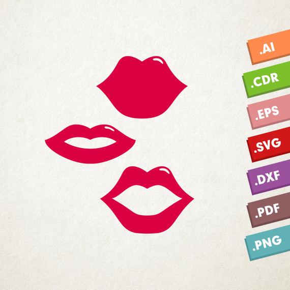 570x570 Lips Svg Vector Kiss Svg Mouth Svg Lipstick Svg. Love Lips Etsy