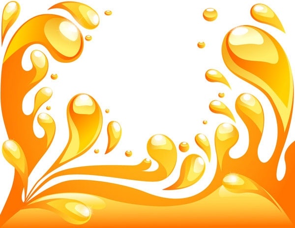 600x464 Orange Liquid Background Vector 3 Free Vector In Encapsulated