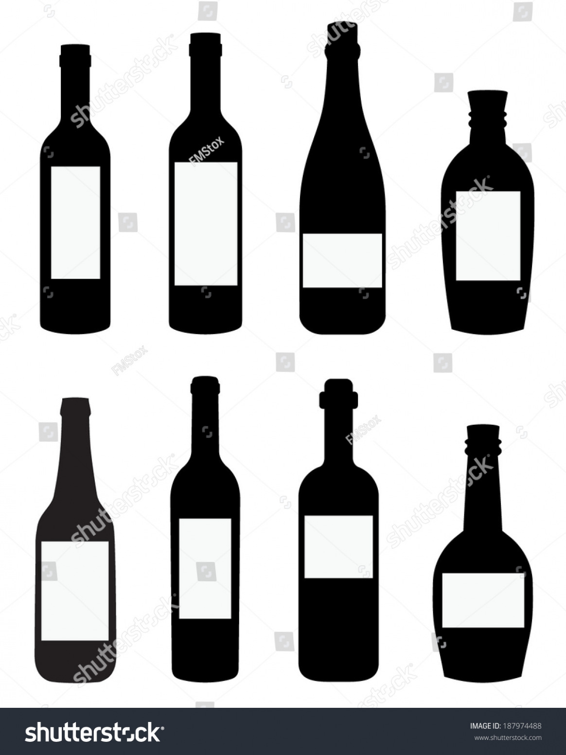 1164x1552 Download Free Vector Liquor Wine Bottle Templates Spot Stock
