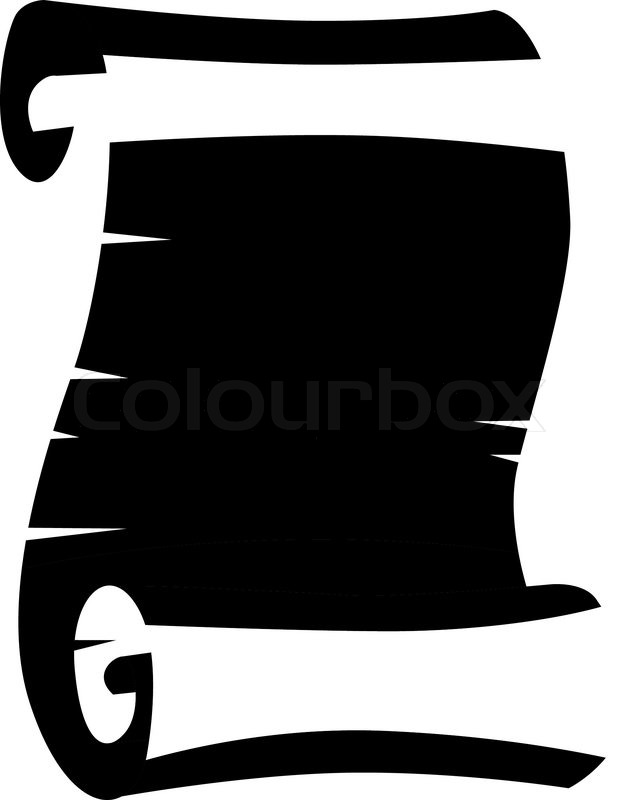 629x800 Curled List Of Old Ancient Paper Stock Vector Colourbox