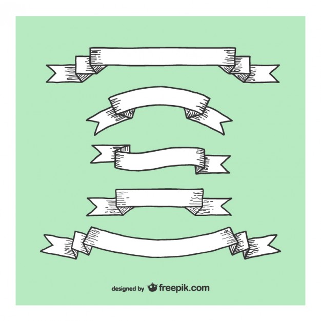 626x626 Wood Ribbons And Laces Set Vector Free Download