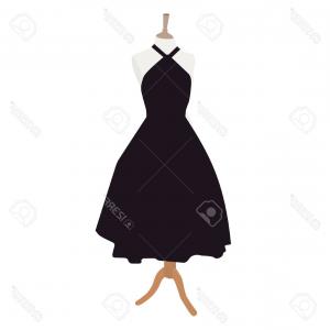 300x300 Black Dress Vector Icon Gm Lazttweet