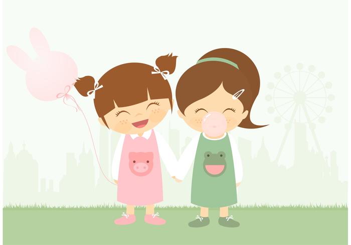 700x490 Little Girl Free Vector Art