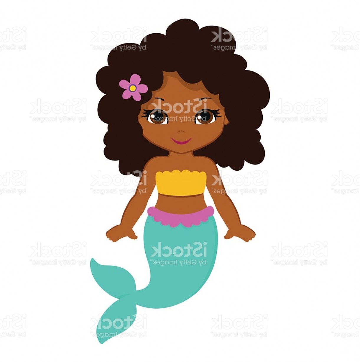 1221x1228 Cute Little Mermaid Vector Illustration Gm Sohadacouri