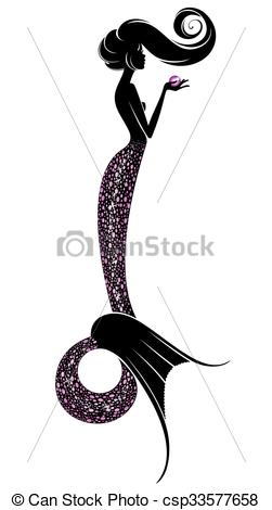 251x470 Little Mermaid With A Pearl.