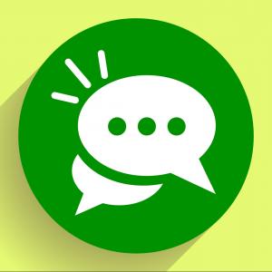 300x300 Bubble Speech Talk Message Chat Icon Vector Shopatcloth