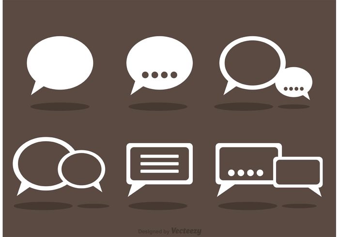 700x490 Chat Icons Vector