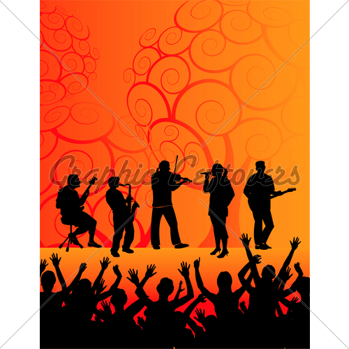 500x500 Live Music Gl Stock Images