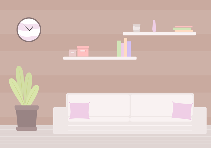 700x490 Living Room Vector