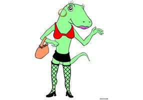 286x200 Lizard Free Vector Art