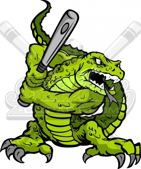 493x590 Baseball Lizard Vector Clipart Image