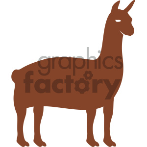 300x300 Royalty Free Llama Vector Art 405891 Icon