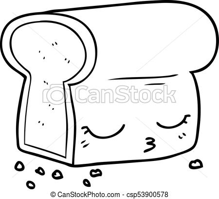 450x408 Cartoon Loaf Of Bread Vectors Illustration