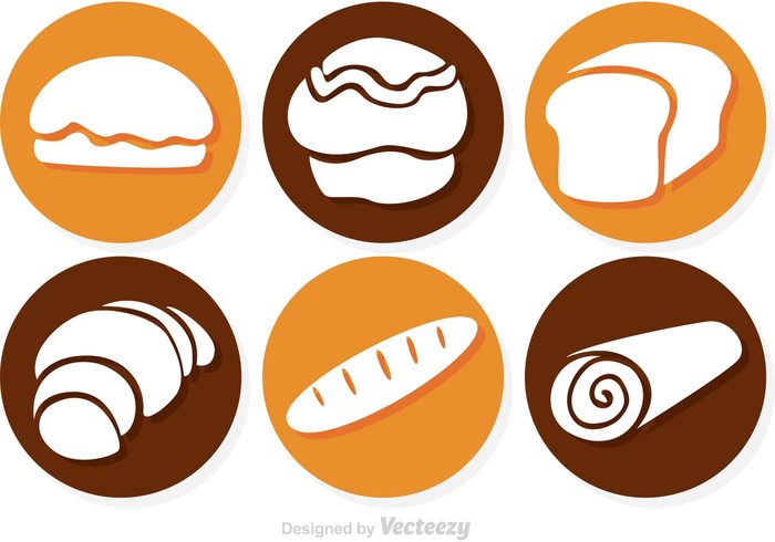 700x490 Circle Bread Vector Icons 115058