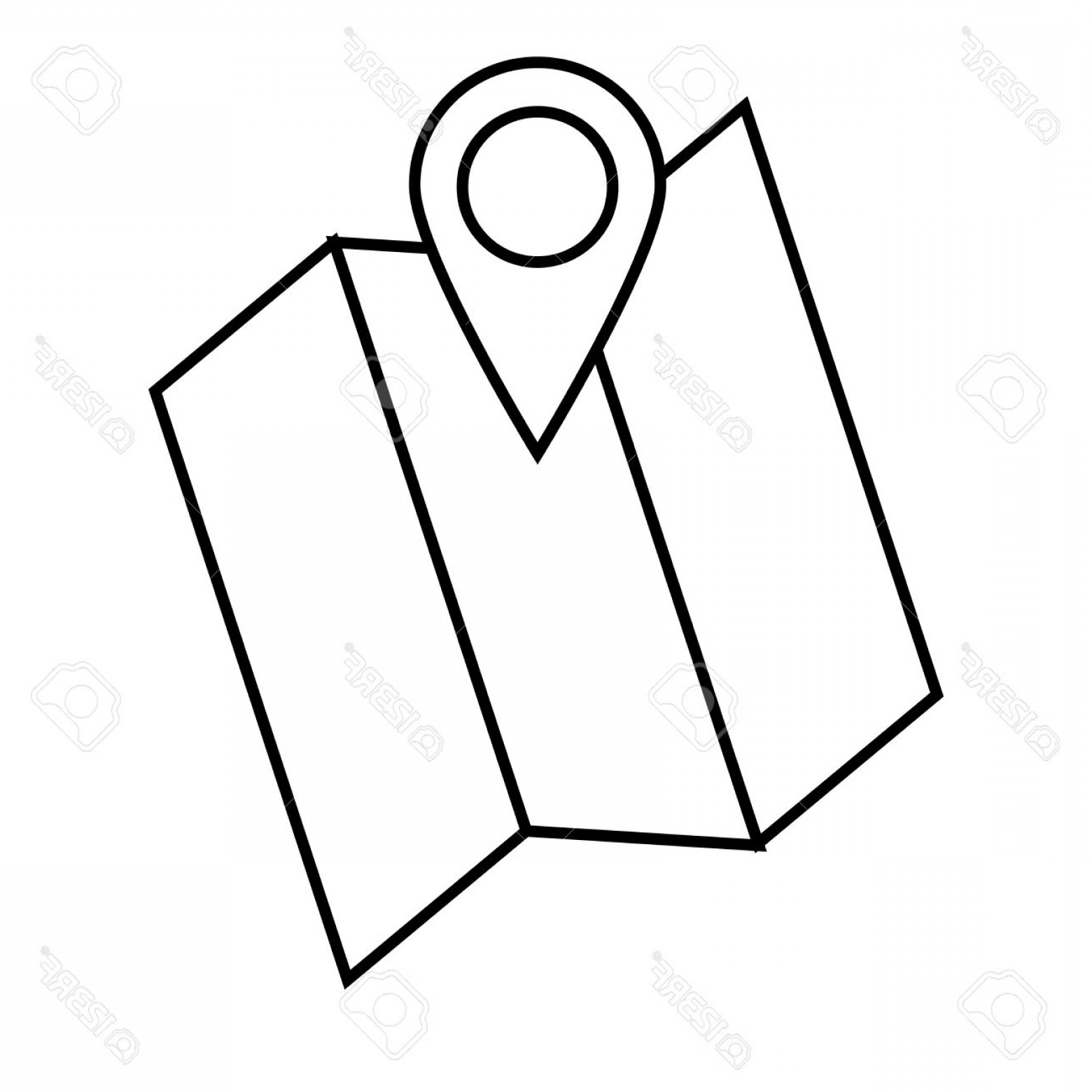 1560x1560 Photostock Vector Google Map Location Map Navigation Position Icon