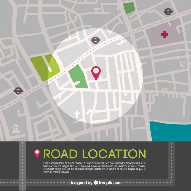 626x626 Road Location Map Graphic Vector Free Download