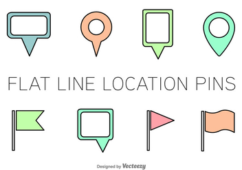 352x247 Location Map Pin Vector Set Free Vector Download 359943 Cannypic