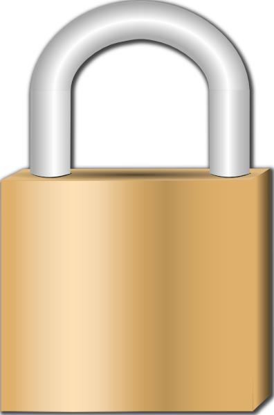 396x599 Lock Clipart Vector