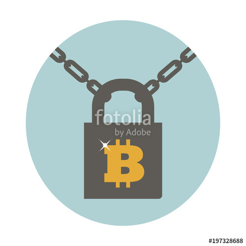500x500 Lock Vector Icon,blockchain Stock Image And Royalty Free Vector