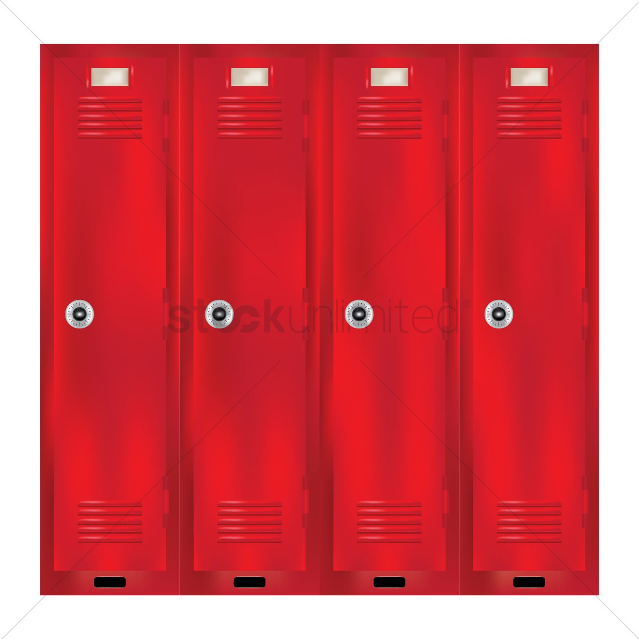 1300x1300 Lockers Vector Image