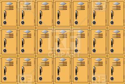 400x269 School Closed Lockers Vector Image Vector Artwork Of Objects