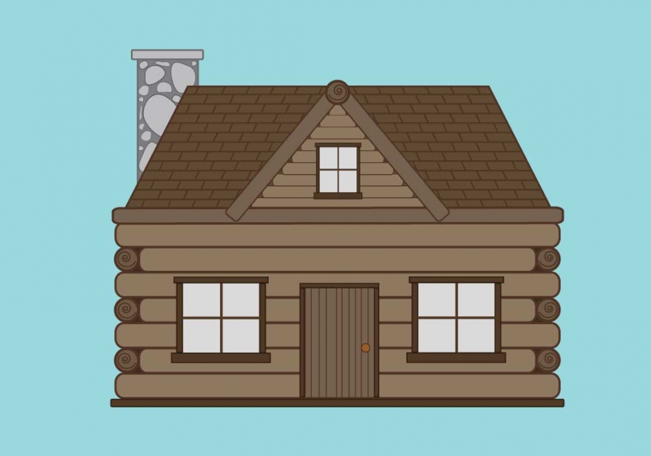 950x665 Log Cabin Vector Download Av Designs