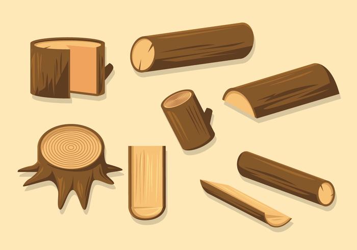 700x490 Wood Logs Vector