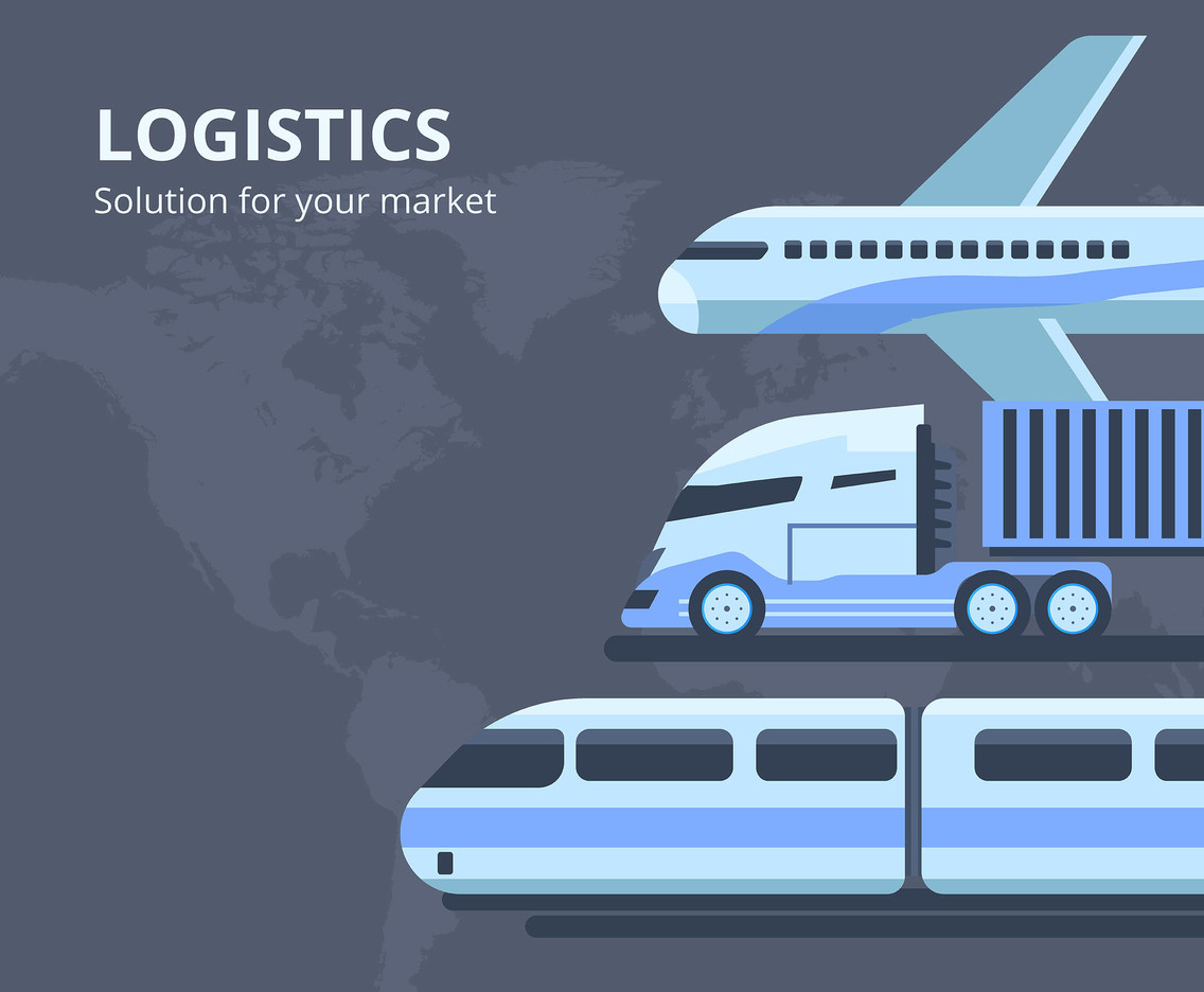 1136x936 Logistics Transportation Vector Vector Art Amp Graphics