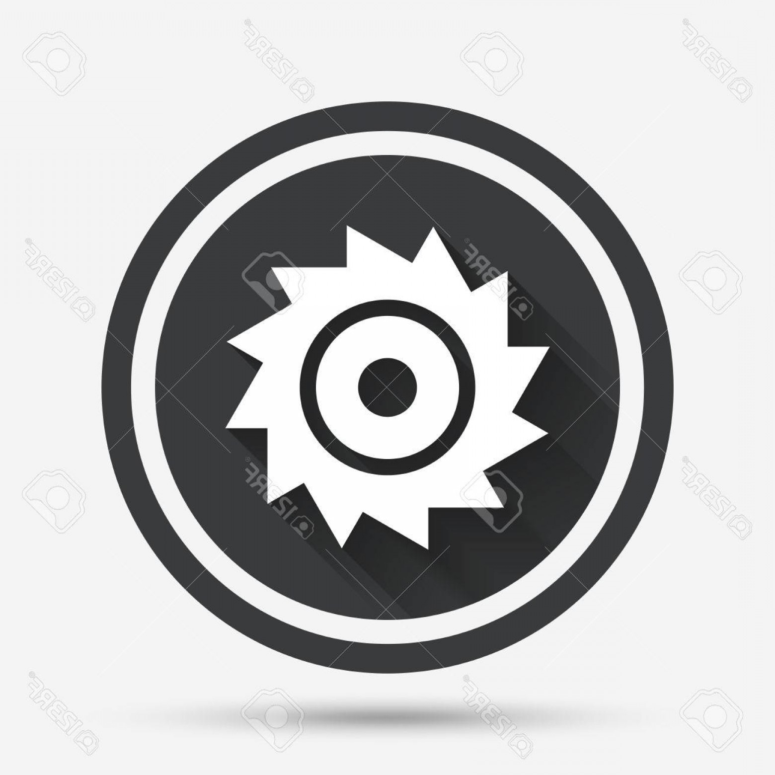 1560x1560 Photostock Vector Saw Circular Wheel Sign Icon Cutting Blade
