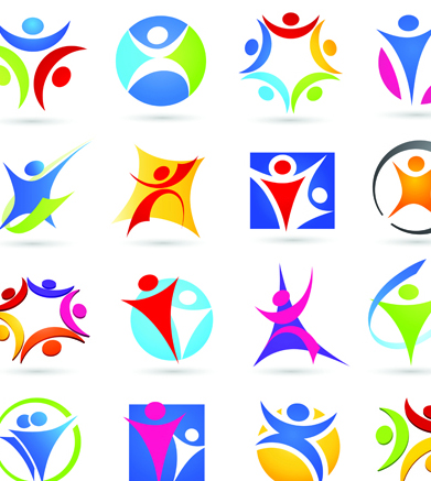 391x437 Sport Elements Logo And Icon Vector 04 Free Download