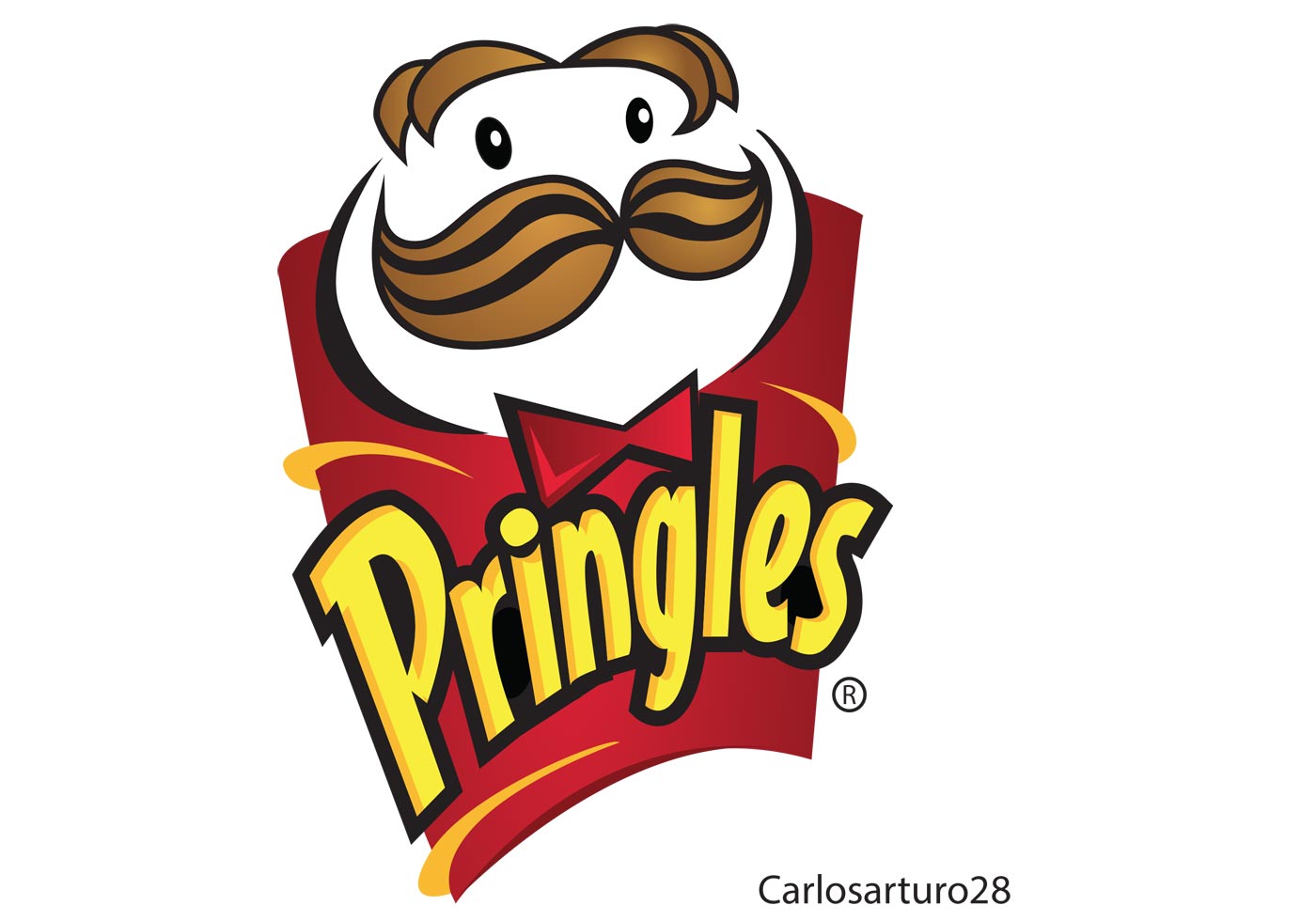 1400x980 Pringles Logo Vector Free Vector Art