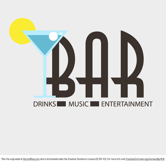 580x572 Free Bar Logo Vector