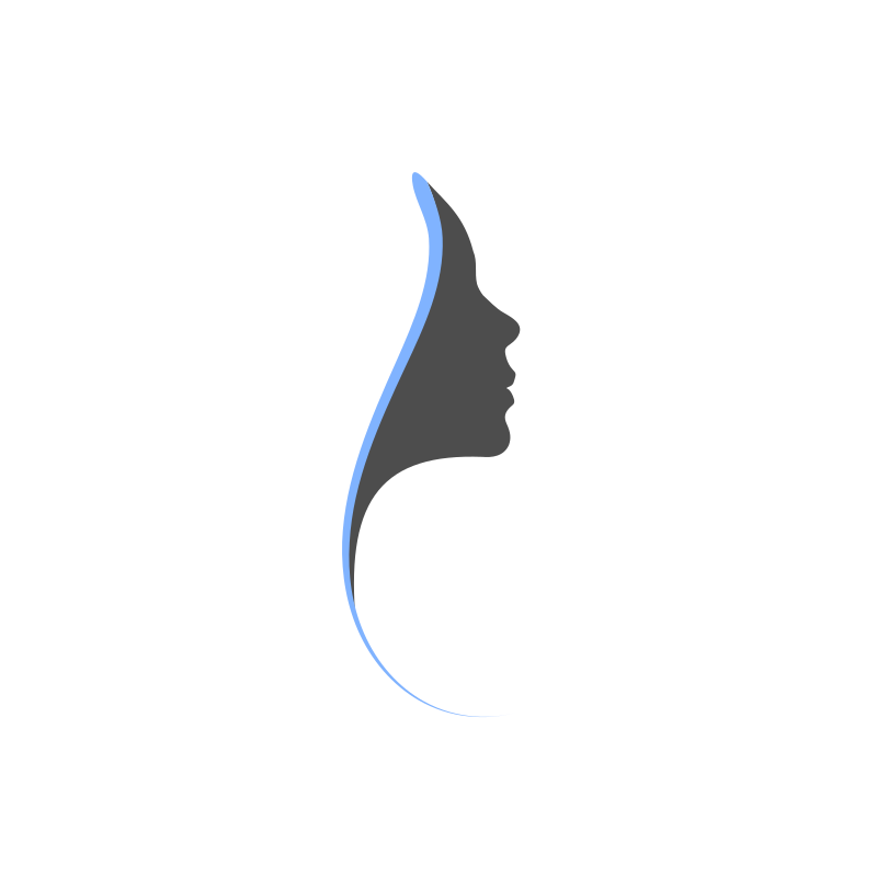 800x800 Woman Face Logo Vector Png