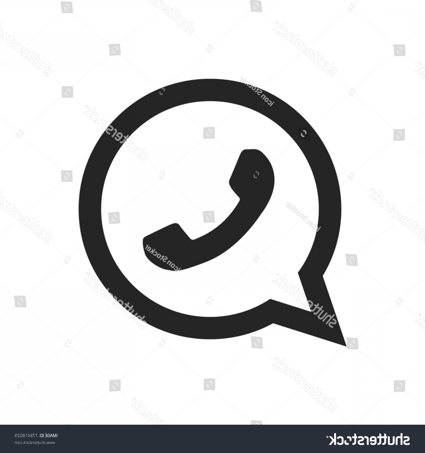 1800x1920 Telephone Icon Vector Whatsapp Logo Symbol Arenawp