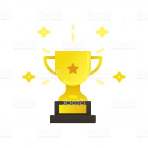 300x300 Stock Illustration Star Golden Trophy Vector Vertical Top Image