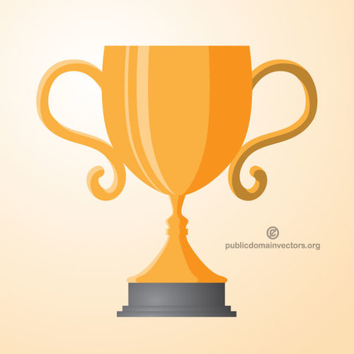 500x500 Trophy Vector Clip Art Public Domain Vectors