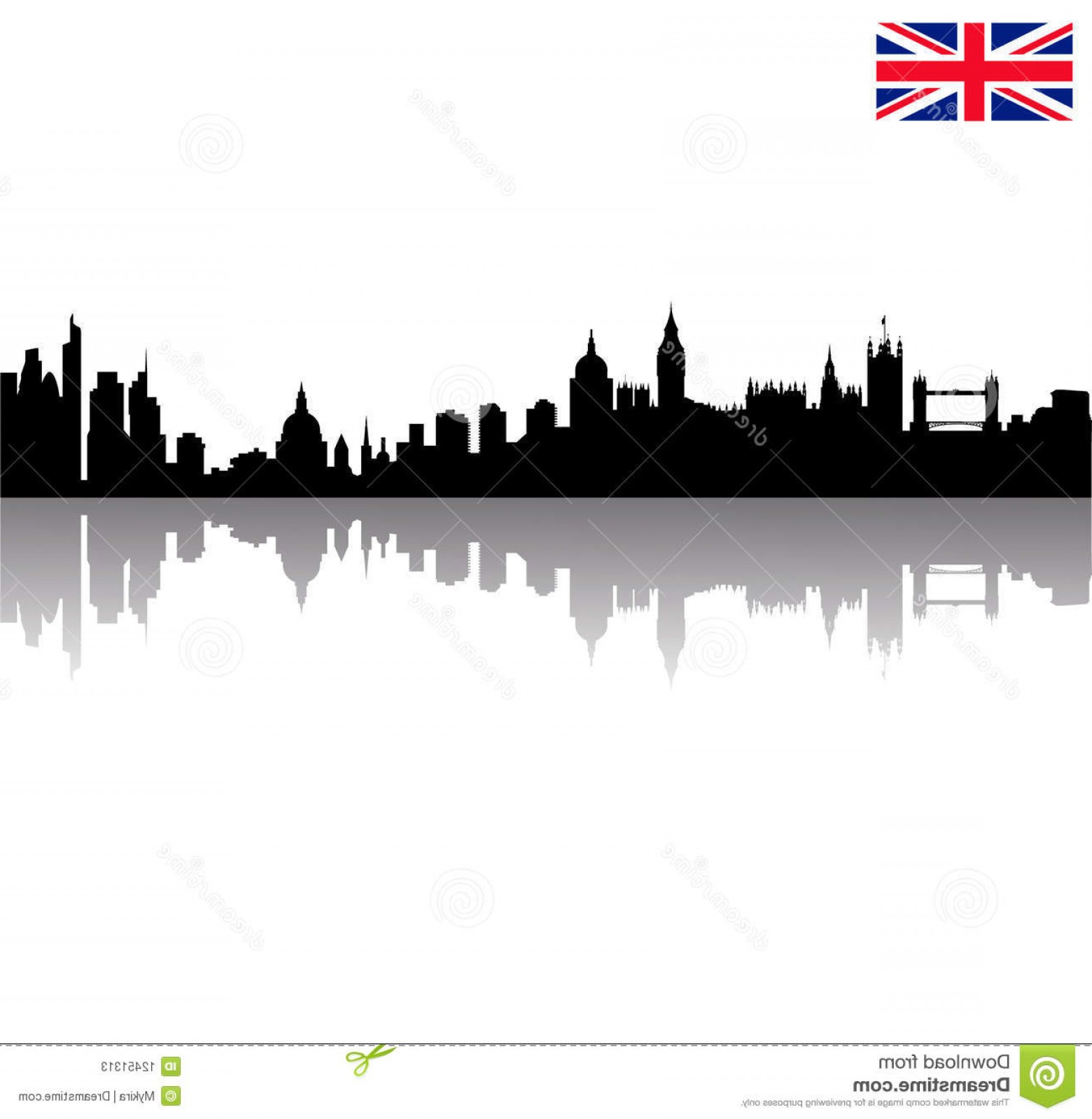 London Skyline Vector at GetDrawings | Free download
