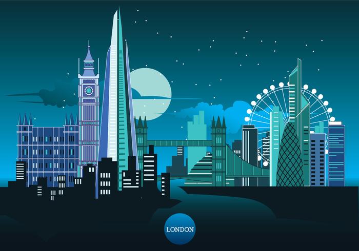 700x490 Vector Illustration The Shard And The London Skyline