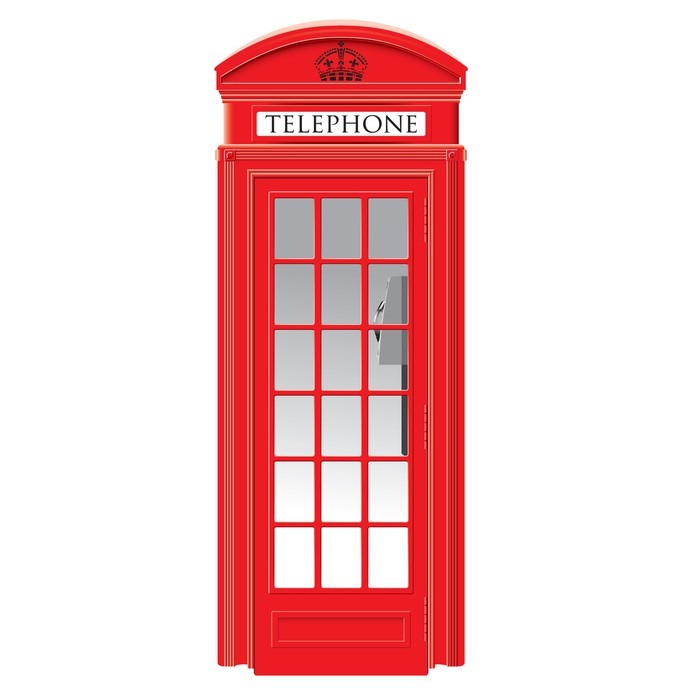 700x700 Red Telephone Box