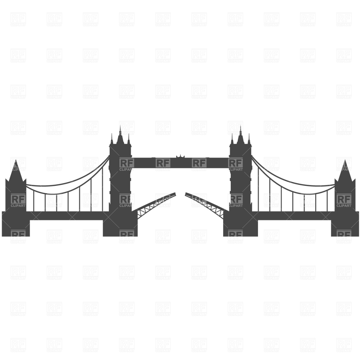 1200x1200 Tower Bridge, London Vector Image Vector Artwork Of Travel