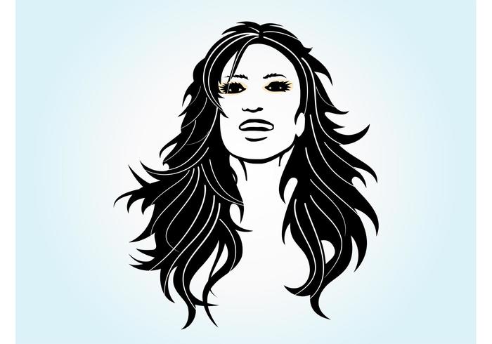 700x490 Long Hair Free Vector Art