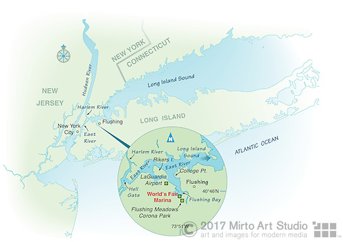 500x354 Flushing Bay, New York Marina Mirto Art Studio
